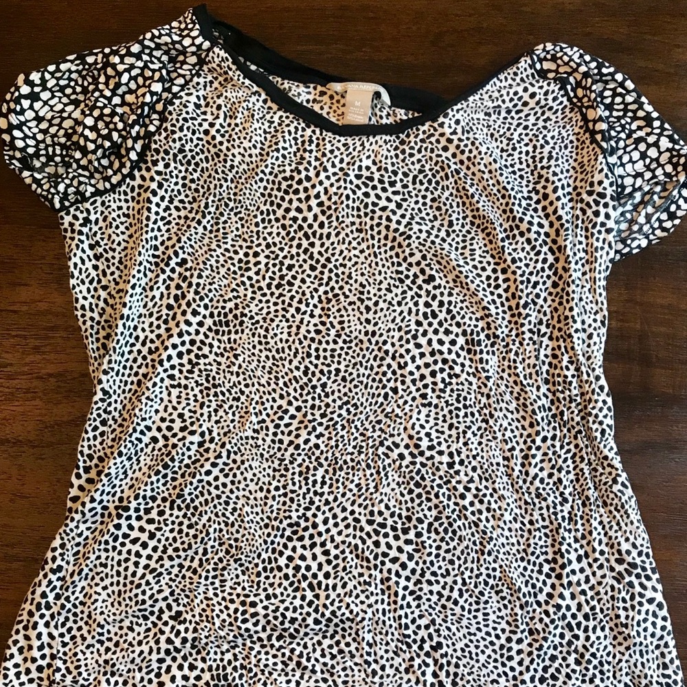 Banana Republic Patterned Tee Sz M